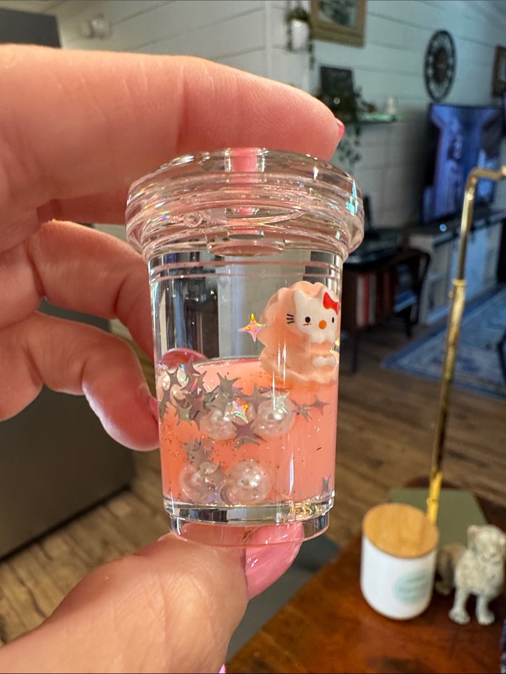 Kids Cute Drink Charm Keychain - Blue, Purple, Green, Pink-FREE w/$150 purchase - Picture 3 of 6